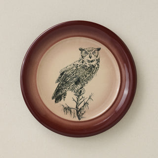 Hand-thrown and hand-glazed ceramic plate by Rookwood Pottery
