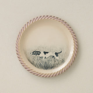 Hand-thrown and hand-glazed ceramic plate by Rookwood Pottery