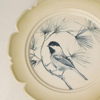 Close-up details of the one-of-a-kind plate.