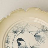Close-up details of the one-of-a-kind plate.