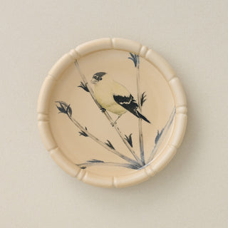 Hand-thrown and hand-glazed ceramic plate by Rookwood Pottery