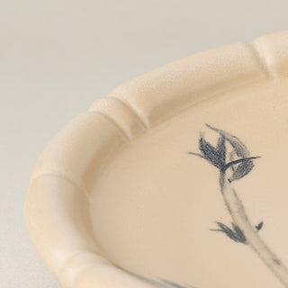 Close-up details of the one-of-a-kind plate.