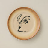 Hand-thrown and hand-glazed ceramic plate by Rookwood Pottery