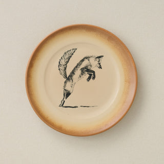 Hand-thrown and hand-glazed ceramic plate by Rookwood Pottery