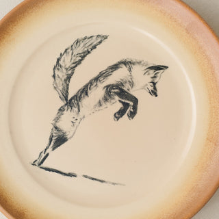 Close-up details of the one-of-a-kind plate.