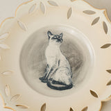 Close-up details of the one-of-a-kind plate.