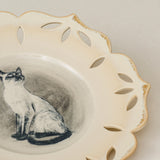 Close-up details of the one-of-a-kind plate.