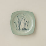 Hand-thrown and hand-glazed ceramic plate by Rookwood Pottery