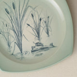 Close-up details of the one-of-a-kind plate.