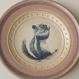 Close-up details of the one-of-a-kind plate.