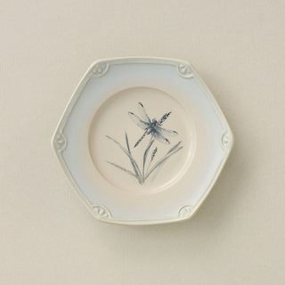Hand-thrown and hand-glazed ceramic plate by Rookwood Pottery
