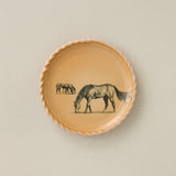 Hand-thrown and hand-glazed ceramic plate by Rookwood Pottery