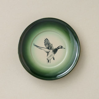 Hand-thrown and hand-glazed ceramic plate by Rookwood Pottery
