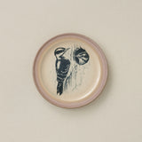 Hand-thrown and hand-glazed ceramic plate by Rookwood Pottery