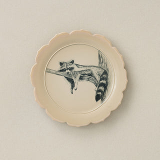 Hand-thrown and hand-glazed ceramic plate by Rookwood Pottery