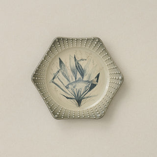 Hand-thrown and hand-glazed ceramic plate by Rookwood Pottery