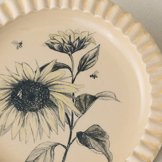 Close-up details of the one-of-a-kind plate.