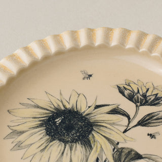 Close-up details of the one-of-a-kind plate.