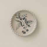 Hand-thrown and hand-glazed ceramic plate by Rookwood Pottery