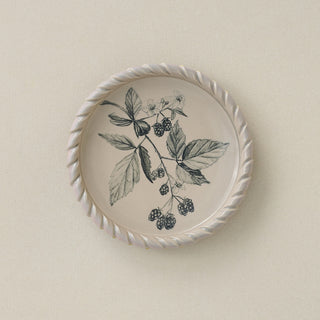 Hand-thrown and hand-glazed ceramic plate by Rookwood Pottery
