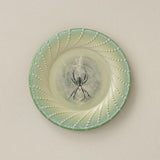 Hand-thrown and hand-glazed ceramic plate by Rookwood Pottery