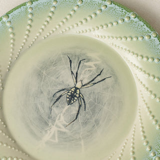 Close-up details of the one-of-a-kind plate.