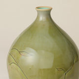 Close-up details of the one-of-a-kind vase.