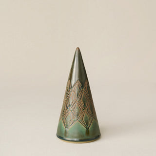 Hand-thrown and hand-glazed ceramic tree by Rookwood Pottery