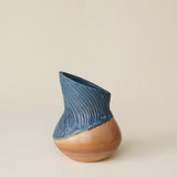 Hand-thrown and hand-glazed ceramic vase by Rookwood Pottery