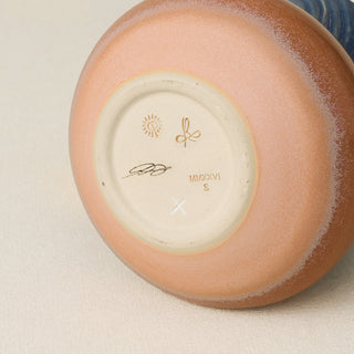 Close-up details of the one-of-a-kind vase.