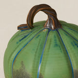 Close-up details of the one-of-a-kind pumpkin.