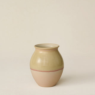Hand-thrown and hand-glazed ceramic vase by Rookwood Pottery