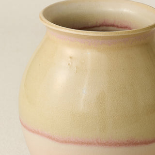 Close-up details of the one-of-a-kind vase.
