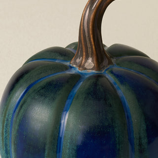 Close-up details of the one-of-a-kind pumpkin.
