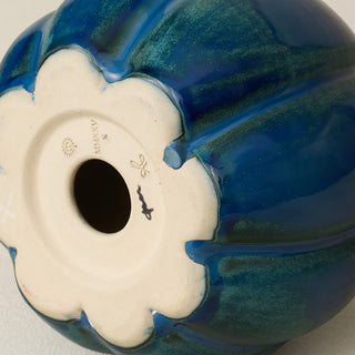 Close-up details of the one-of-a-kind pumpkin.
