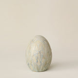 Hand-thrown and hand-glazed ceramic egg by Rookwood Pottery