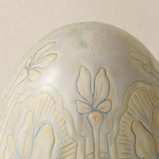 Close-up details of the one-of-a-kind egg.