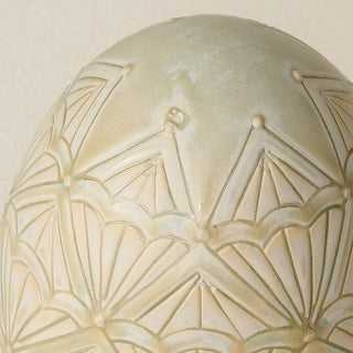 Close-up details of the one-of-a-kind egg.