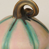 Close-up details of the one-of-a-kind pumpkin.