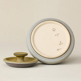 Close-up details of the one-of-a-kind canister.