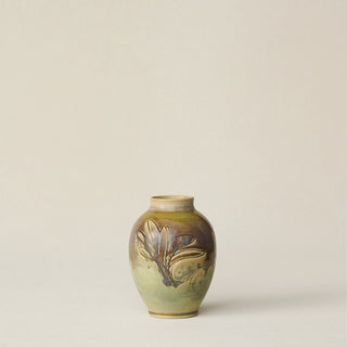 Hand-thrown and hand-glazed ceramic vase by Rookwood Pottery