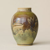 Close-up details of the one-of-a-kind vase.
