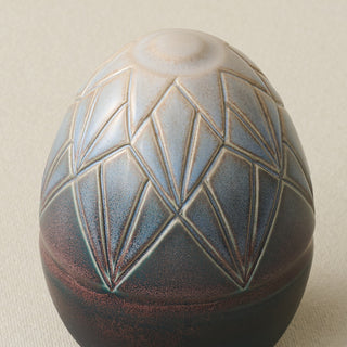 Close-up details of the one-of-a-kind egg.