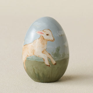 Close-up details of the one-of-a-kind egg.