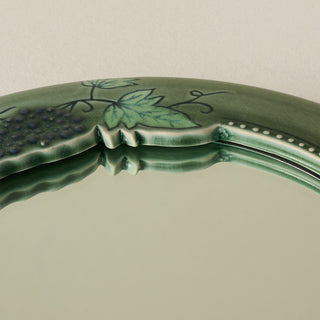 Close-up details of the one-of-a-kind mirror.