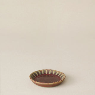 Hand-thrown and hand-glazed ceramic jewelry dish by Rookwood Pottery