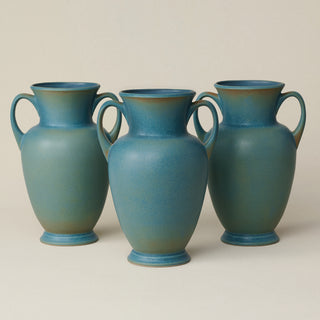 Grandin Amphora Vase, Sea Glass