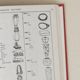 Open book of Rookwood archives, showing the Floral Trumpet Vase Mold No. 2690