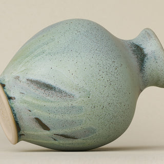 Close-up of the Boule Vase, with glaze texture in full view.