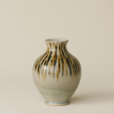 The Boule Vase by Tammy Maloney with expressive, layered glazes.